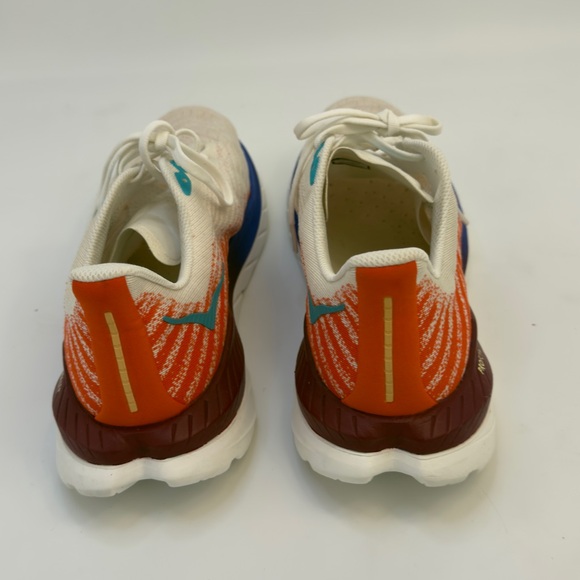 Hoka Cream and Blue Athletic Shoes - Picture 10 of 15
